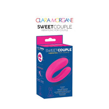 Vibrator Clara Morgane - SWEET COUPLE, pentru stimularea punctului G si a clitorisului, cupluri, roz, cutie albastra