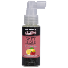 Spray pentru sex oral, GoodHead WET Head - Dry Mouth, umiditate instantanee, cu aroma de Pink Lemonade, 59 ml