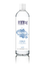 Lubrifiant alunecos, BTB WATER Cold Feeling, pe baza de apa, cu senzatie de racoare, 250 ml