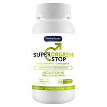 Capsule MEDICA-GROUP Super Orgasm Stop, pentru întârzierea ejaculării, cu maca și ginseng, 60 buc
