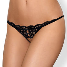 Chilot tanga sexy Obsessive 831-THC-1 Crotchless, S/M, negru