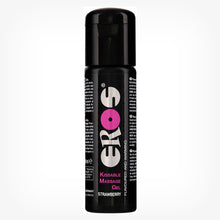 Gel pentru masaj Kissable Eros, cu efect de incalzire, aroma capsuni, 100 ml