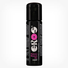 Gel pentru masaj Kissable Eros, cu efect de incalzire, aroma cirese, 100 ml