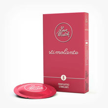 Prezervative profesionale, Love Match Stimolante, cu striatii si puncte in relief, 6 buc