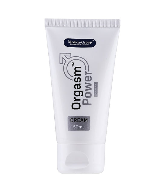 Cremă MEDICA-GROUP OrgasmPower Men, pentru erecții puternice, întârzierea ejaculării și orgasm intens, 50 ml