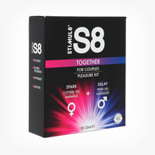 Set 2 x Gel S8 Together (Clitoral Gel + Penis Gel), pentru cupluri, stimularea clitorisului si intarzierea ejacularii, 2 x 30 ml