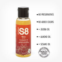 Set 3 x Uleiuri de masaj S8 Erotic, Vitalize, Relax, Refresh, efect erotic, 150 ml