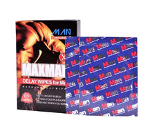 Șervețele MAXMAN Confidence Delay Wipes for Man, pentru întârzierea ejaculării, acțiune rapidă, 10 bucăți