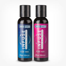 Set 2 x gel, Swiss Navy Infuse 2in1 Arousal, unisex, pentru cresterea libidoului si imbunatatirea performantelor sexuale, 2 x 59 ml