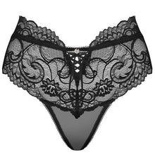 Chilot sexy cu talie inalta, Obsessive Elizenes, S/M, negru