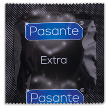 Prezervative groase PASANTE EXTRA THICK, cu lubrifiant suplimentar, 1 cutie x 3 buc