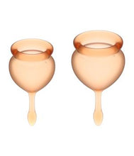 Cupa menstruala, Satisfyer Feel Good, culoare galben, 1 cutie x 2 buc