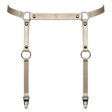 Portjartier din curele, Obsessive A764, S/M/L, auriu