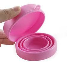 Cutie de sterilizare si depozitare pentru cupa menstruala, NINA KIKI, culoare roz, S-L