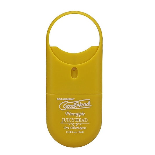 Spray pentru sex oral, GoodHead Juicy Head - Dry Mouth, umiditate instantanee, cu aroma de Ananas, 9 ml