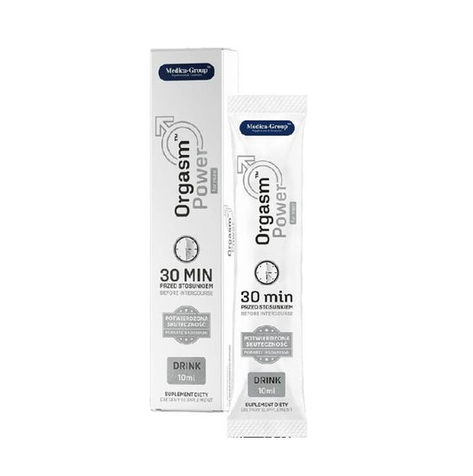 Afrodisiac MEDICA-GROUP OrgasmPower Men, pentru erecții puternice, întârzierea ejaculării, potență și libido, 10 ml