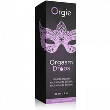 Picaturi gel intim ORGIE Orgasm Drops MOV, stimulare clitoris si exitare, 30 ml