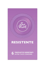 Prezervative profesionale, Love Match Resistente, confortabile si durabile, 6 buc