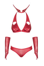 Costum sexy Obsessive Vampines, rosu, S/M