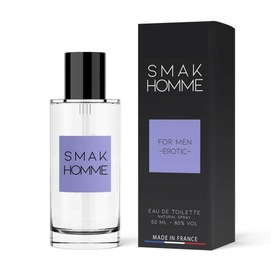 Parfum cu feromoni, SMAK Homme - pentru barbati, creste atractia sexuala, 50 ml