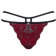 Chilot sexy Obsessive Sugestina, S/M, Rosu/Negru