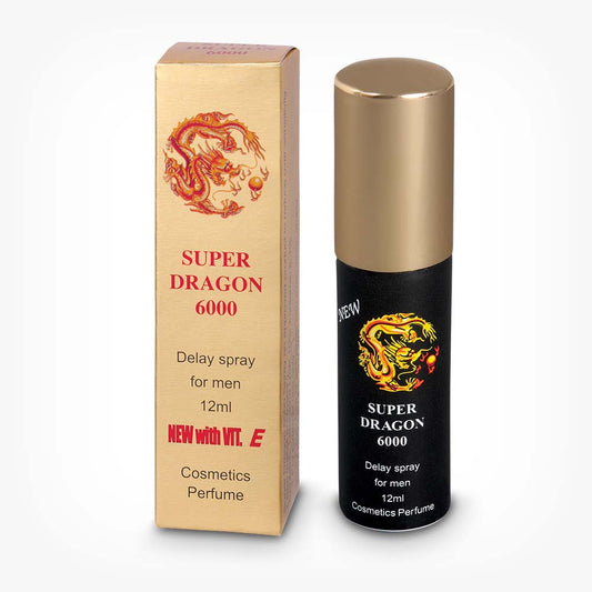 Spray concentrat SUPER DRAGON 6000 Delay Spray for Men, pentru întârzierea ejaculării și potență, 12 ml