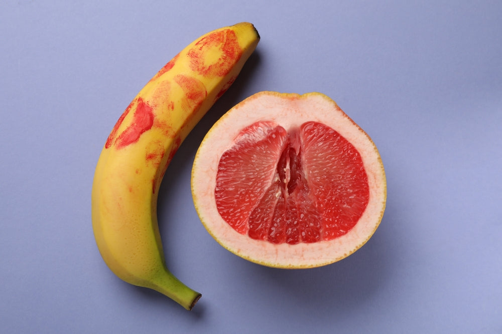 banana si grepfruit - metafore pentru organele genitale