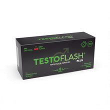 Set 8 afrodisiace shot TESTOFLASH Man Vigor Plus Cherry, pentru testosteron, libido, întârzierea ejaculării și plăcere intensificată, aromă cireșe, 8 x 20 gr