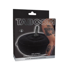 Scaun Gonflabil Taboom - Bondage Essentials, pentru jocuri BDSM, control prin telecomanda, negru