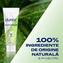 Lubrifiant Durex Natural Original, pe baza de apa, 100 ml