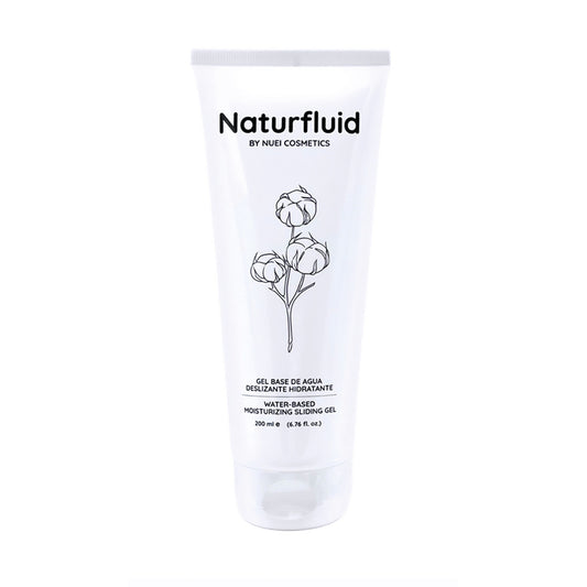 Gel Lubrifiant NUEI Naturfluid -Moisturizing Sliding, foarte alunecos, pe baza de apa, 200 ml