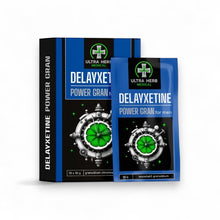 Granule afrodisiace ULTRA HERB MEDICAL Delayxetine Power Gran, pentru întârzierea ejaculării, aromă tuttti-frutti, 7 plicuri