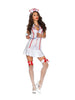 Costum 3 piese LegAvenue - Head Nurse, mode 83050, mărimea M/L, alb