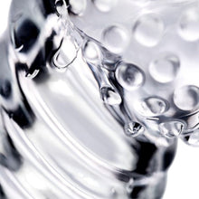 Manșon pentru deget A-TOYS Dale, texturat, cu striații, pentru stimularea punctului G, din TPE, transparent, 8.5 cm