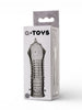 Manșon pentru penis A-TOYS Dond, pentru îngroșare și stimulare intensă, texturat, cu striații, transparent, 14.5 cm