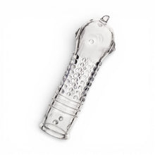 Manșon pentru penis A-TOYS Dond, pentru îngroșare și stimulare intensă, texturat, cu striații, transparent, 14.5 cm