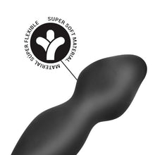 Plug anal cu inel pentru penis ADDICTED TOYS Anal Plug with Ring Model 2, diametre 2.7 - 3 cm, din silicon, negru
