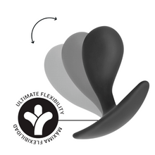 Set plug anal ADDICTED TOYS Anal Plug Set, mărimi S, M, L, 3 dopuri de dimensiuni progresive, lungimi 5.4 cm, 6.6 cm, 7.3 cm, culoare negru