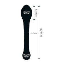 Plug anal ADDICTED TOYS Anal Stimulator, lungime 18 cm, diametre 1.4 - 3.6 cm, din silicon flexibil, negru