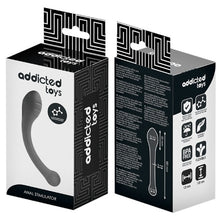 Plug anal ADDICTED TOYS Anal Stimulator, lungime 18 cm, diametre 1.4 - 3.6 cm, din silicon flexibil, negru