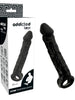 Manson ADDICTED TOYS - DONG, pentru extensia penisului, negru, 20 cm