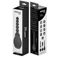 Duș anal ADDICTED TOYS Travel Cleaner Model 2, capacitate 160 ml, compact și ușor de folosit, din silicon moale, negru
