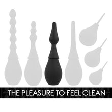 Duș anal ADDICTED TOYS Travel Cleaner Model 1, capacitate 160 ml, compact și ușor de folosit, din silicon moale, negru
