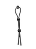 Inel triplu pentru penis ADDICTED TOYS Triple Lasso Cock Tie, din silicon flexibil și ajustabil, negru