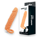 Manșon pentru penis ADDICTED TOYS Extend Your Penis Length, pentru extensia și îngroșarea penisului, 18 cm, culoarea pielii