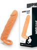 Manșon pentru penis ADDICTED TOYS Extend Your Penis Length, pentru extensia și îngroșarea penisului, 18 cm, culoarea pielii