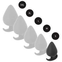 Plug anal ADDICTED TOYS Anal Plug S, lungime 5.3 cm, diametru 2.7 cm, din silicon, negru (mic)
