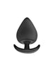 Plug anal ADDICTED TOYS Anal Plug S, lungime 5.3 cm, diametru 2.7 cm, din silicon, negru (mic)