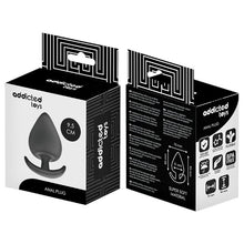 Plug anal ADDICTED TOYS Anal Plug XL, lungime 9.5 cm, diametru 5.1 cm, din silicon, negru (mare)