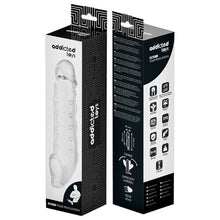 Manșon pentru penis ADDICTED TOYS Extend Your Penis Length S, pentru extensie și îngroșare, 15 cm, transparent